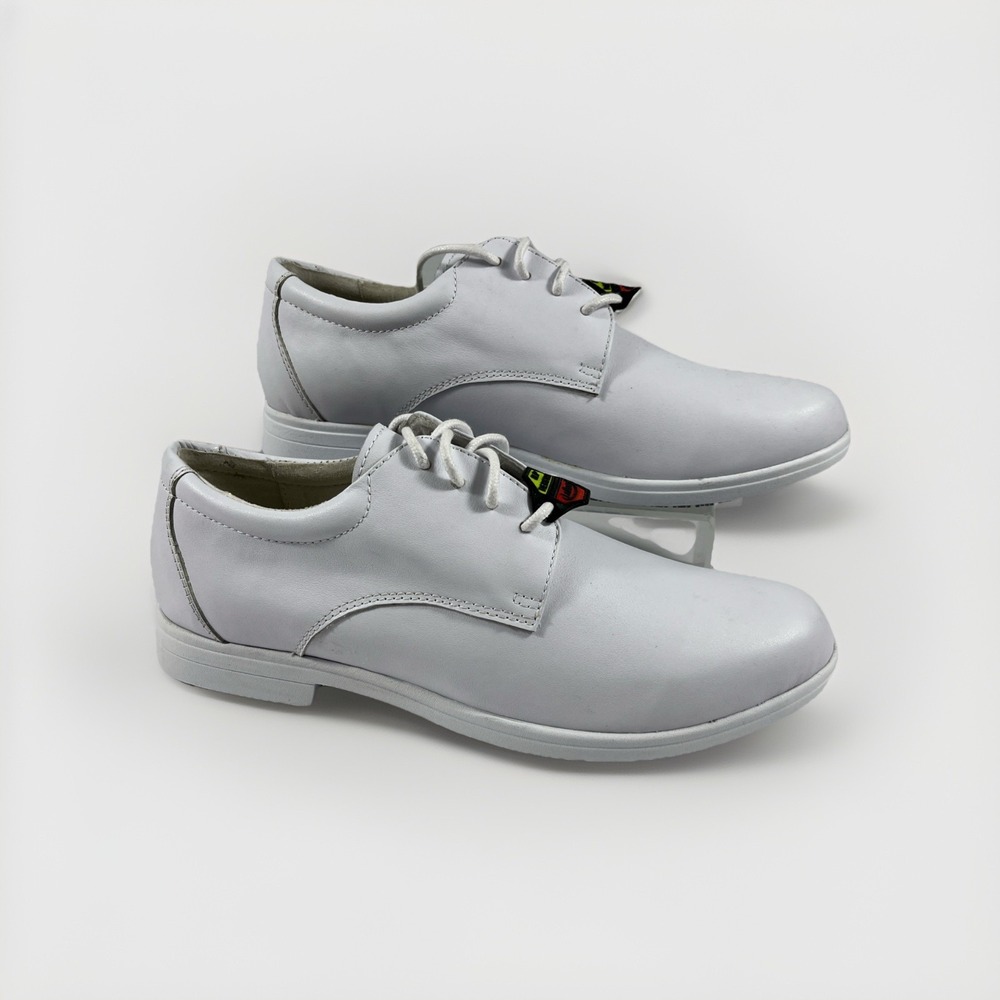 Laforst 8003 Mens Leather Slip Resistant Server Fashion Lace Up Dress Shoes 9.5